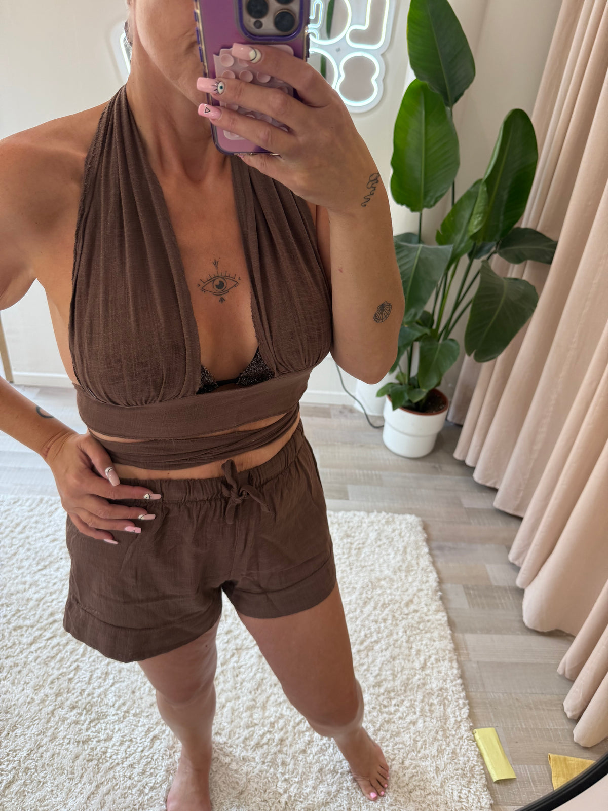 Haut dos nue choco