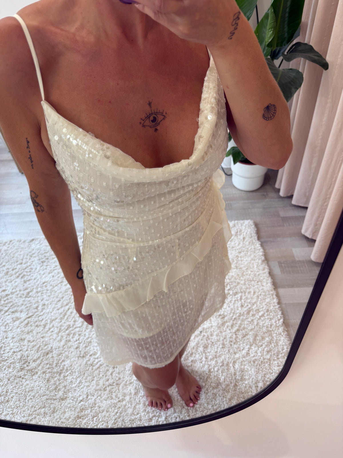 Robe paillettes