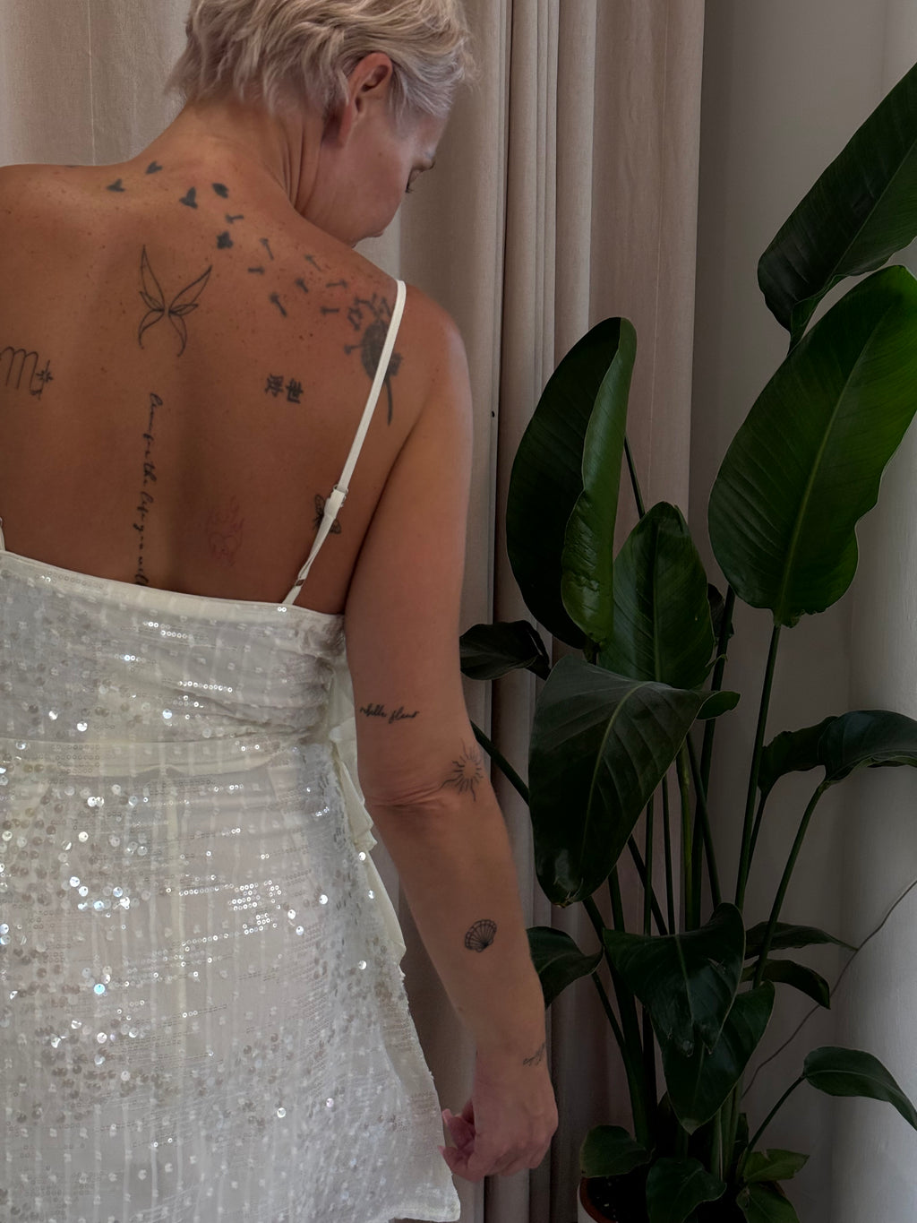 Robe paillettes