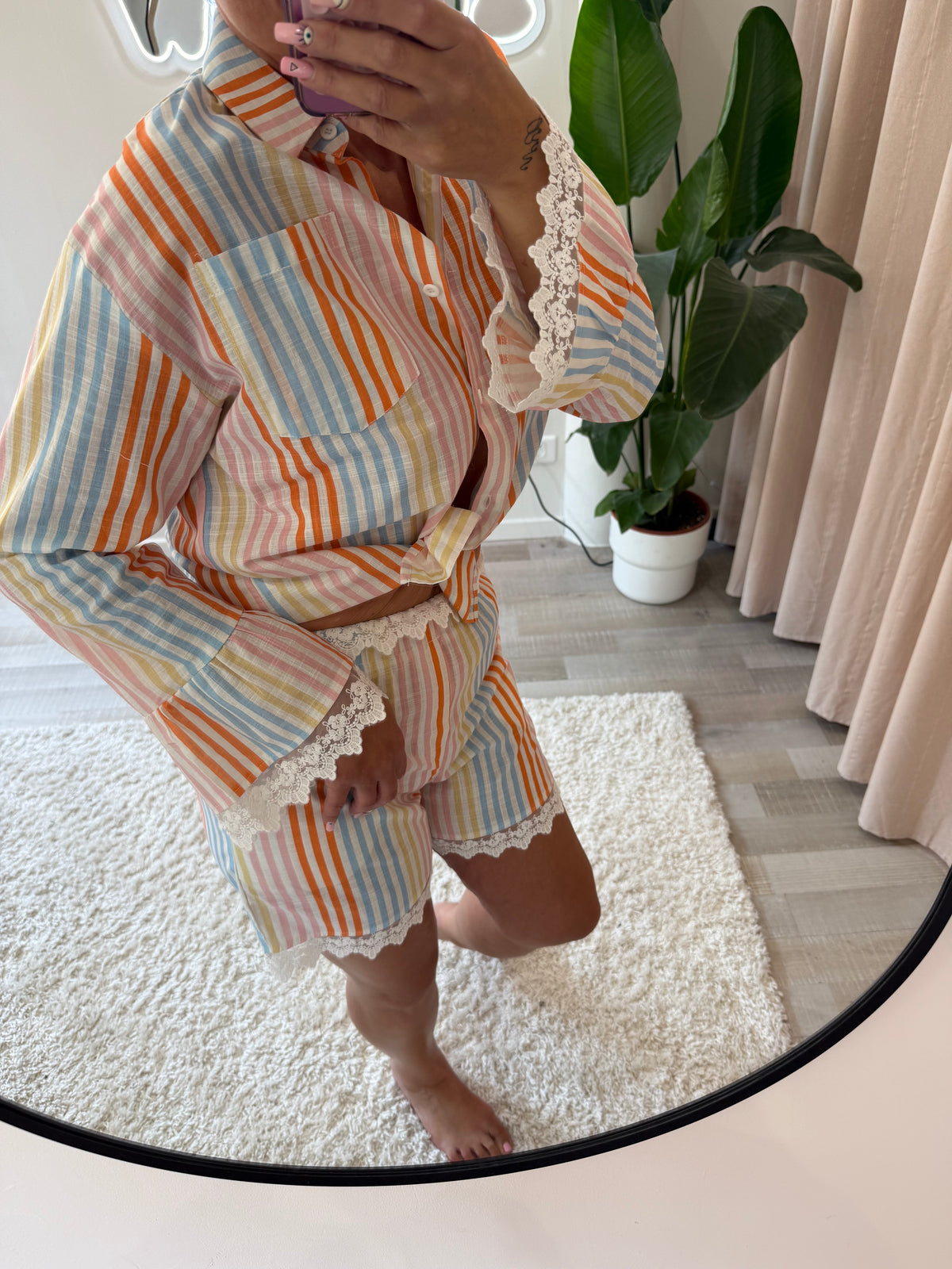 Ensemble rayé
