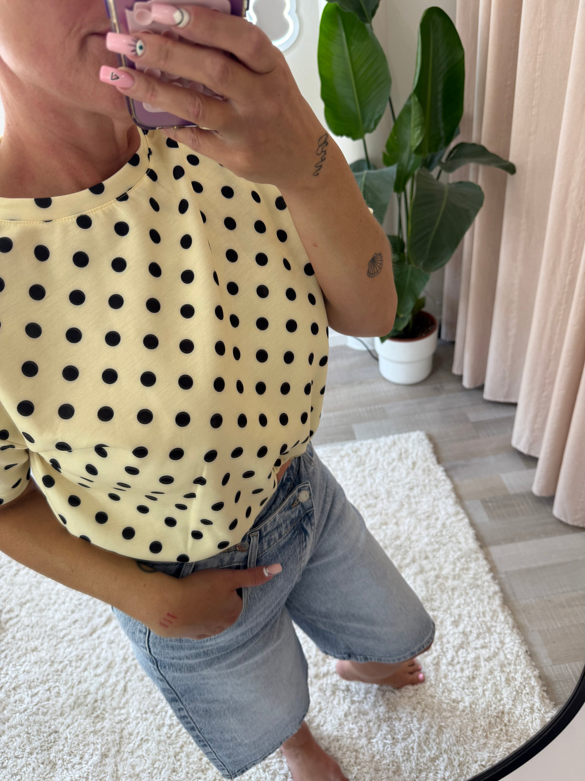 TEE shirt polka Dot