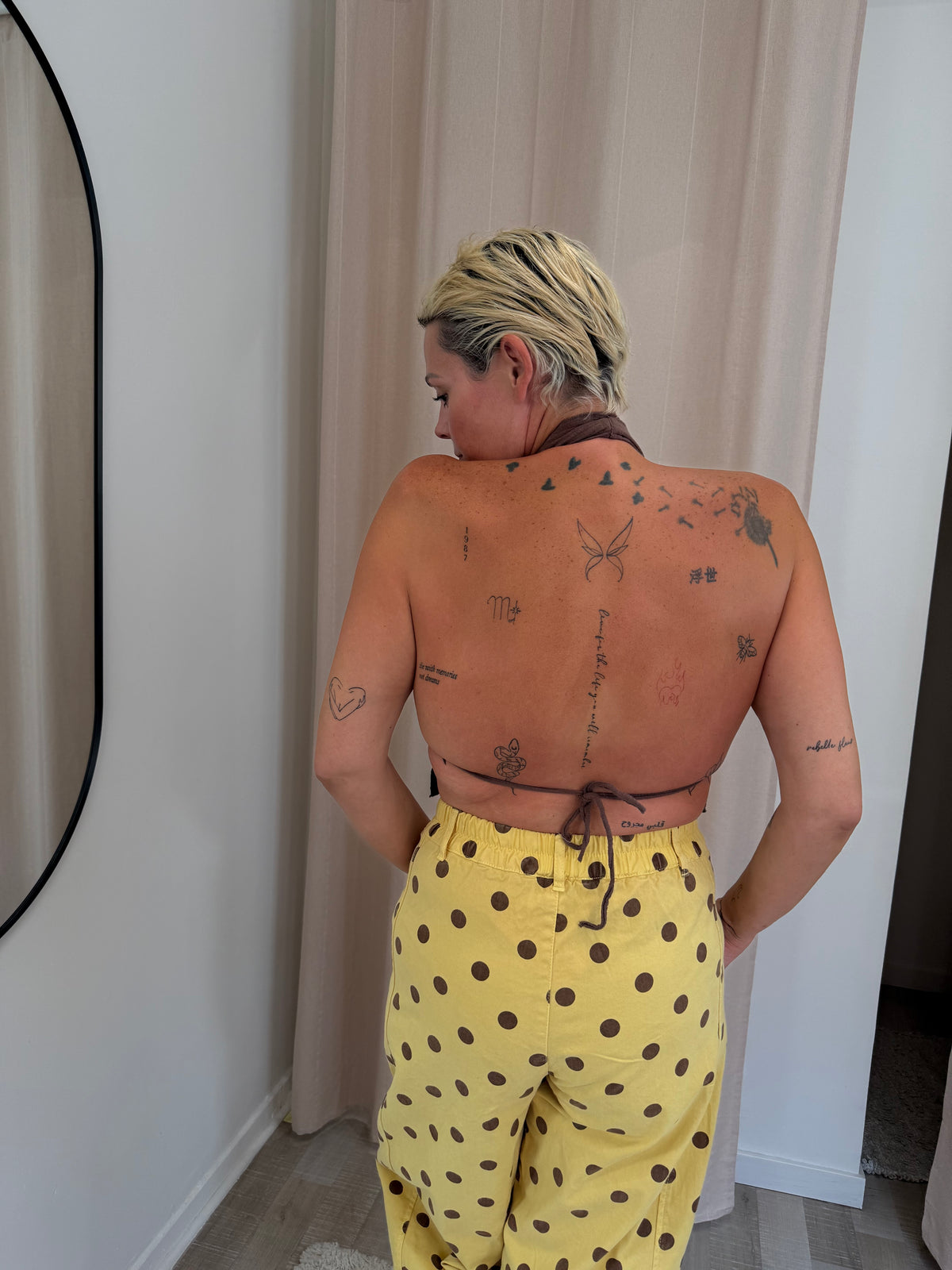 Haut dos nue choco