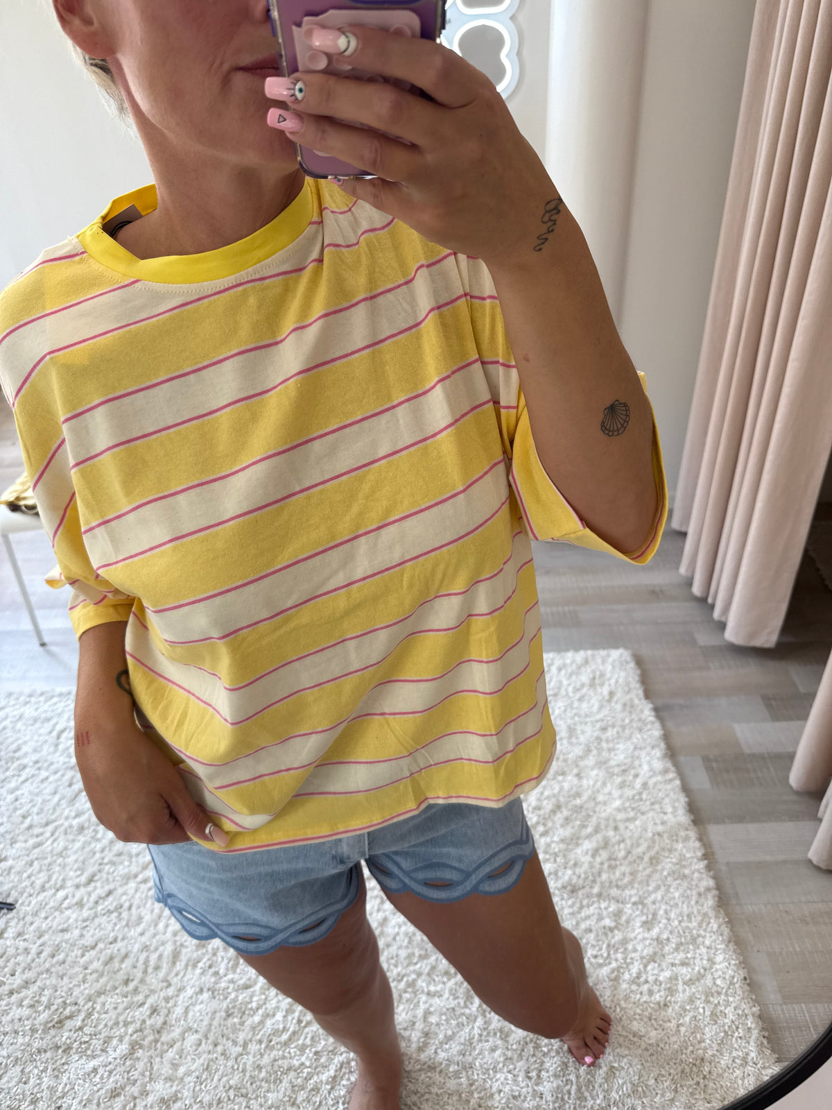TEE shirt butter yellow